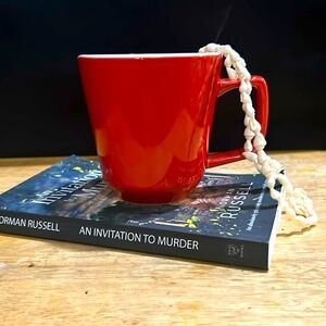 Room Essentials Stoneware Red Mug